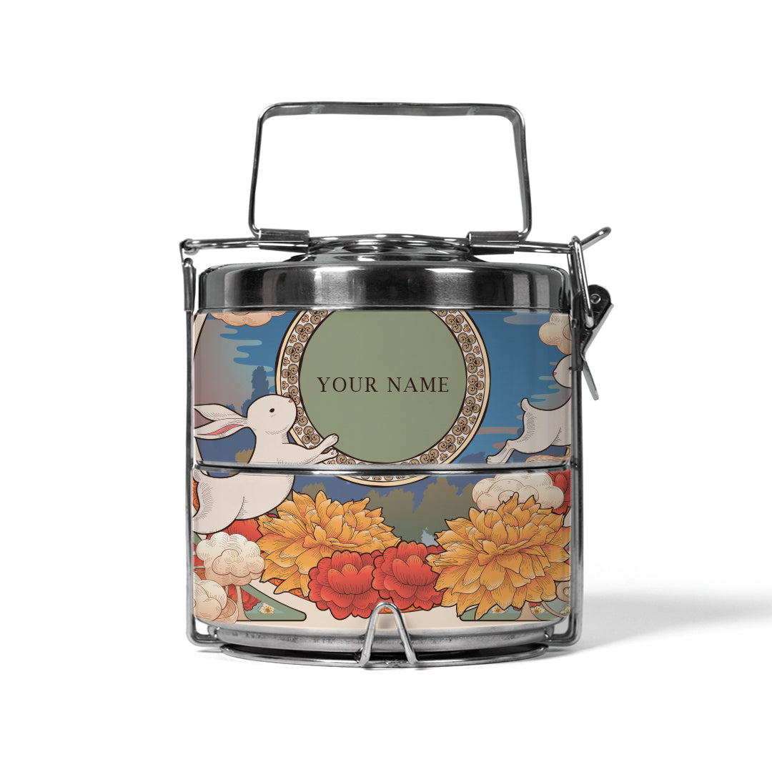 Mid Autumn Rabbit Two-Tier Tiffin Carrier