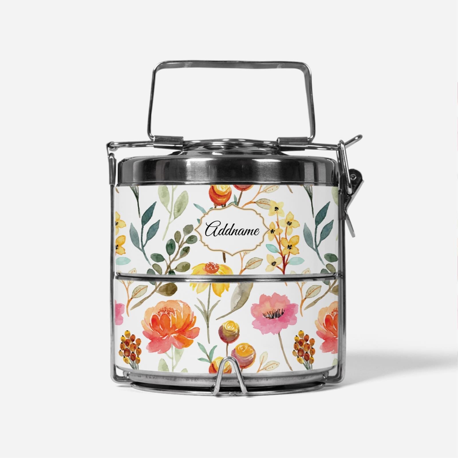 Laura Series - Carnelian - Two-Tier Tiffin Carrier