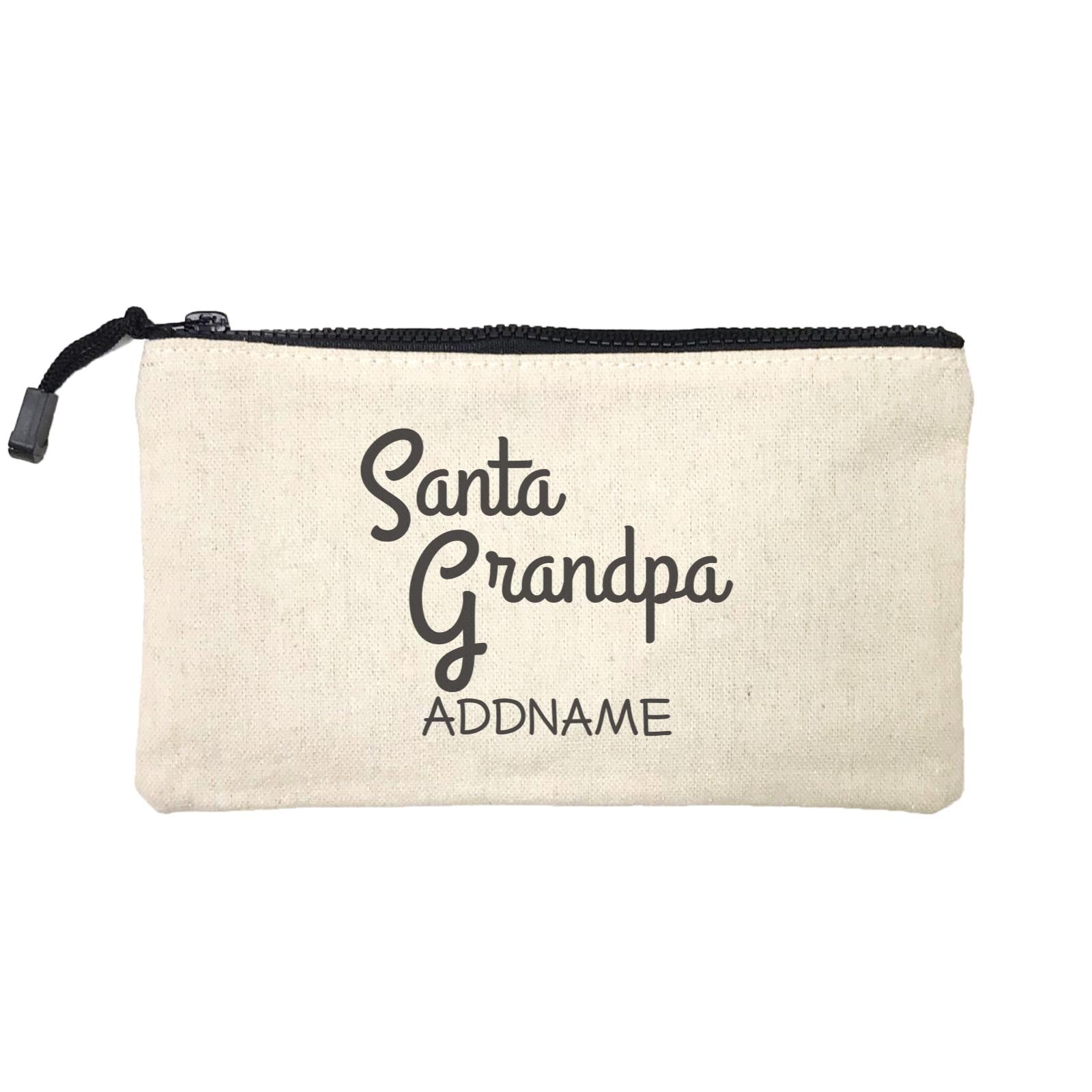 Xmas Santa Grandpa  Mini Accessories Stationery Pouch