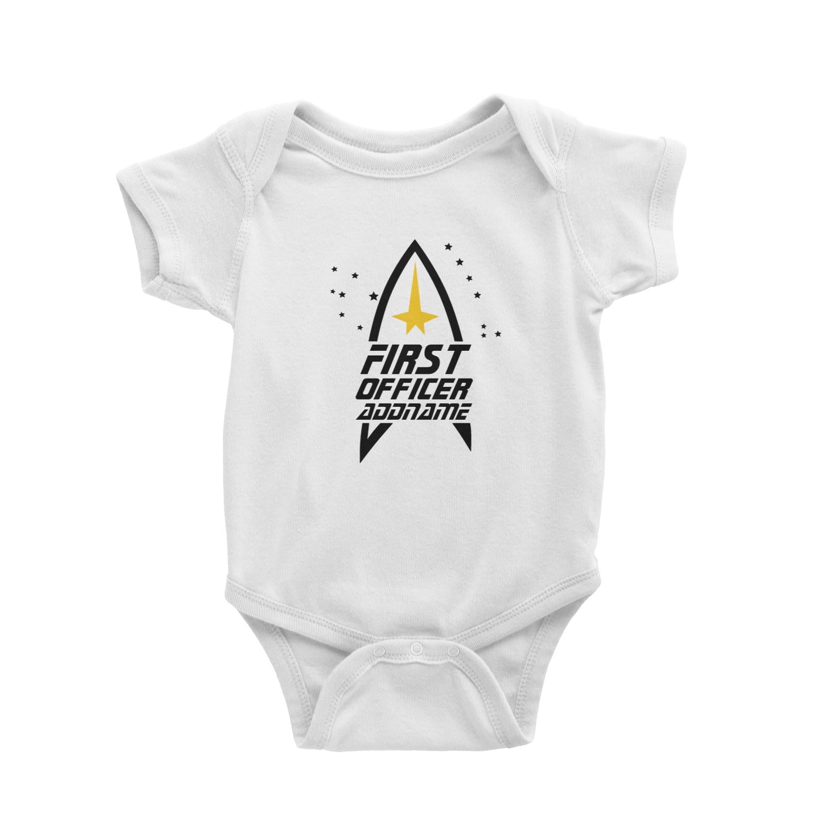 Star Trek First Officer Baby Romper