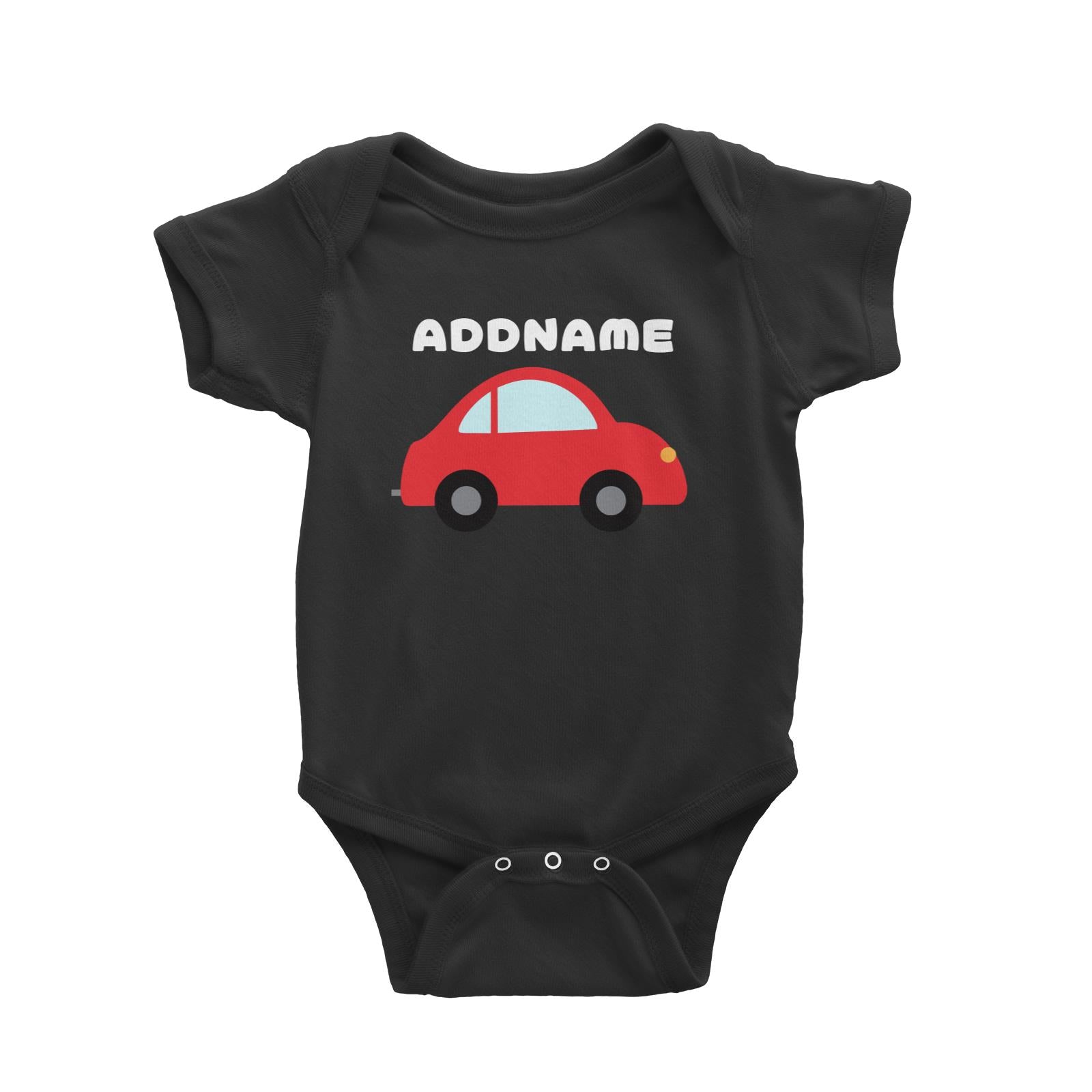 Transportation Car Addname Baby Romper