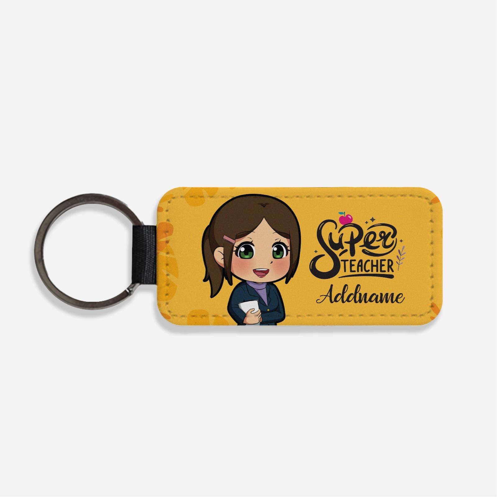 Chibi Super Teacher Chinese Female Teacher Classic Keychain