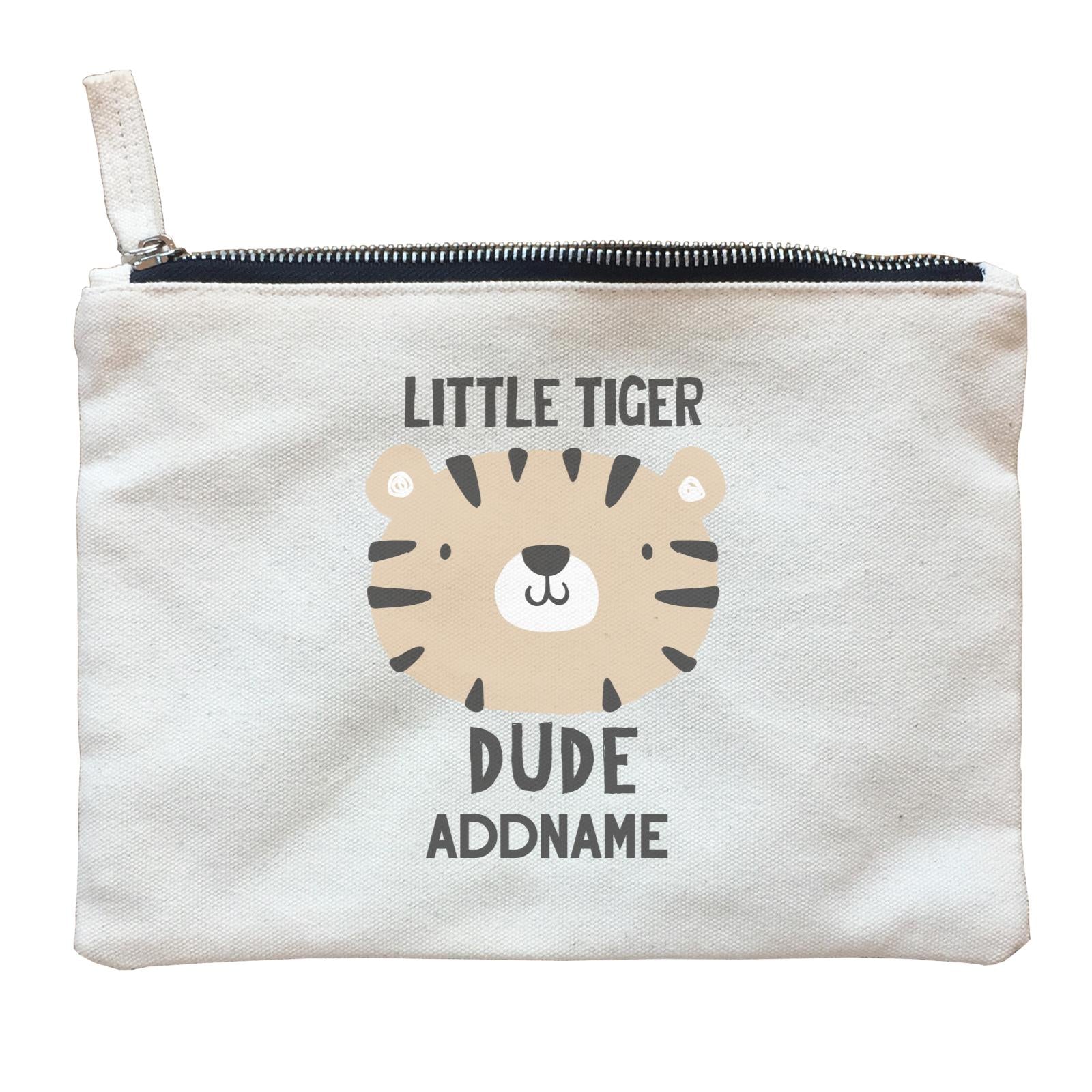 Little Tiger Dude Addname Zipper Pouch