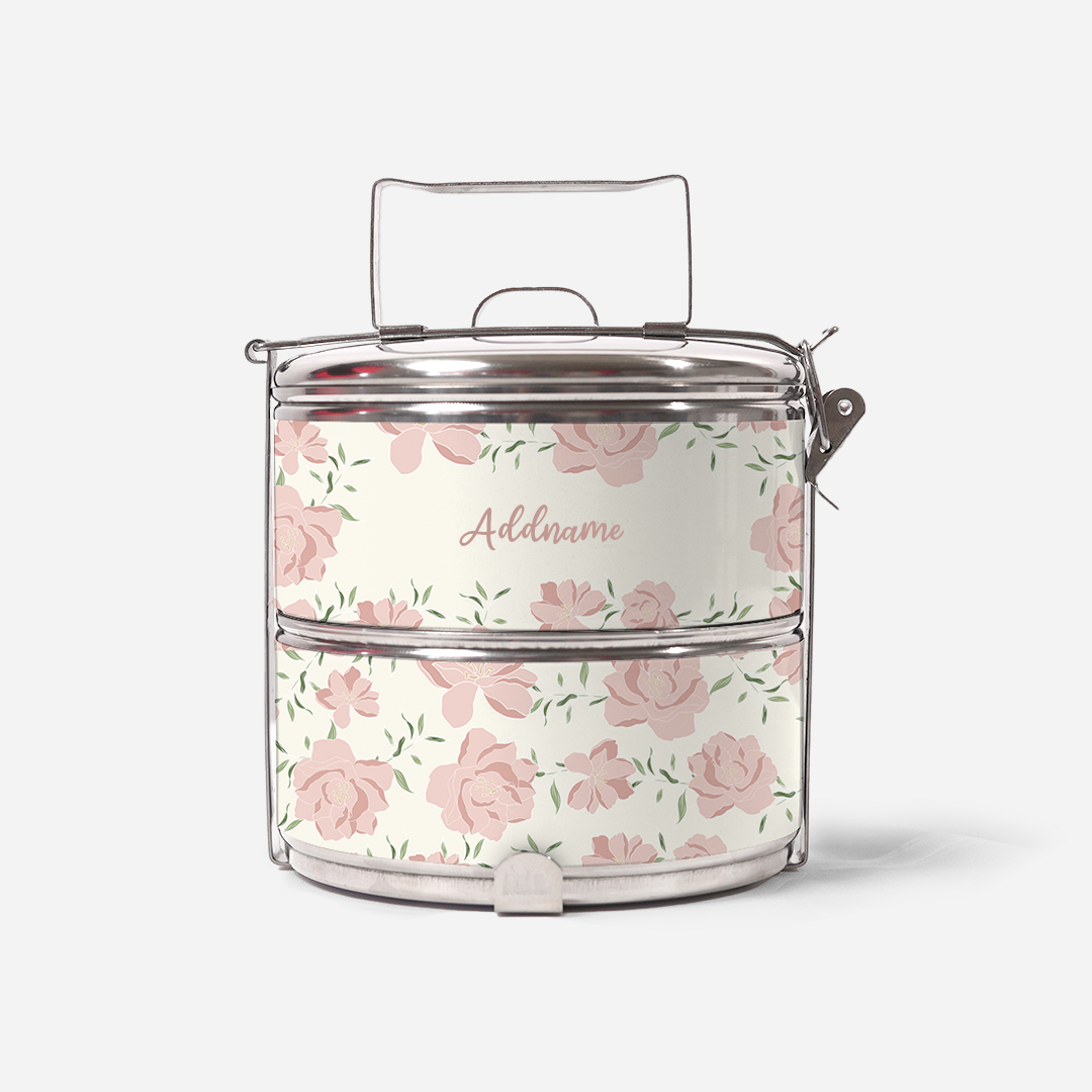 Field of Roses Two Tier Standard Tiffin