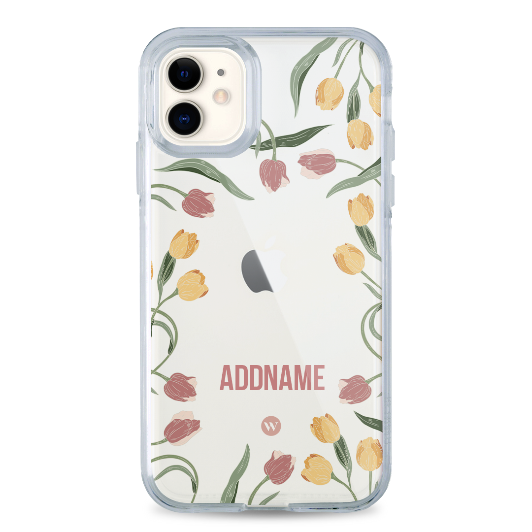 Garden of Tulips - Transparent Phone Case