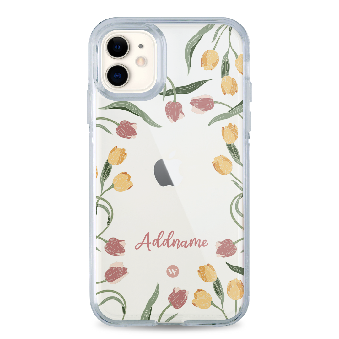 Garden of Tulips - Transparent Phone Case