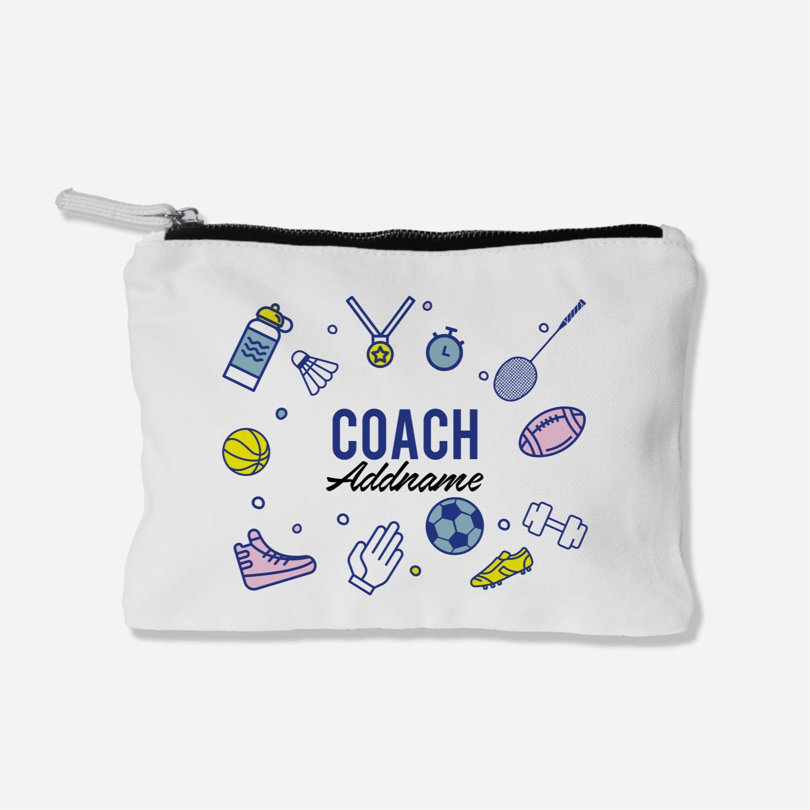 Coach zipper pouch hot sale