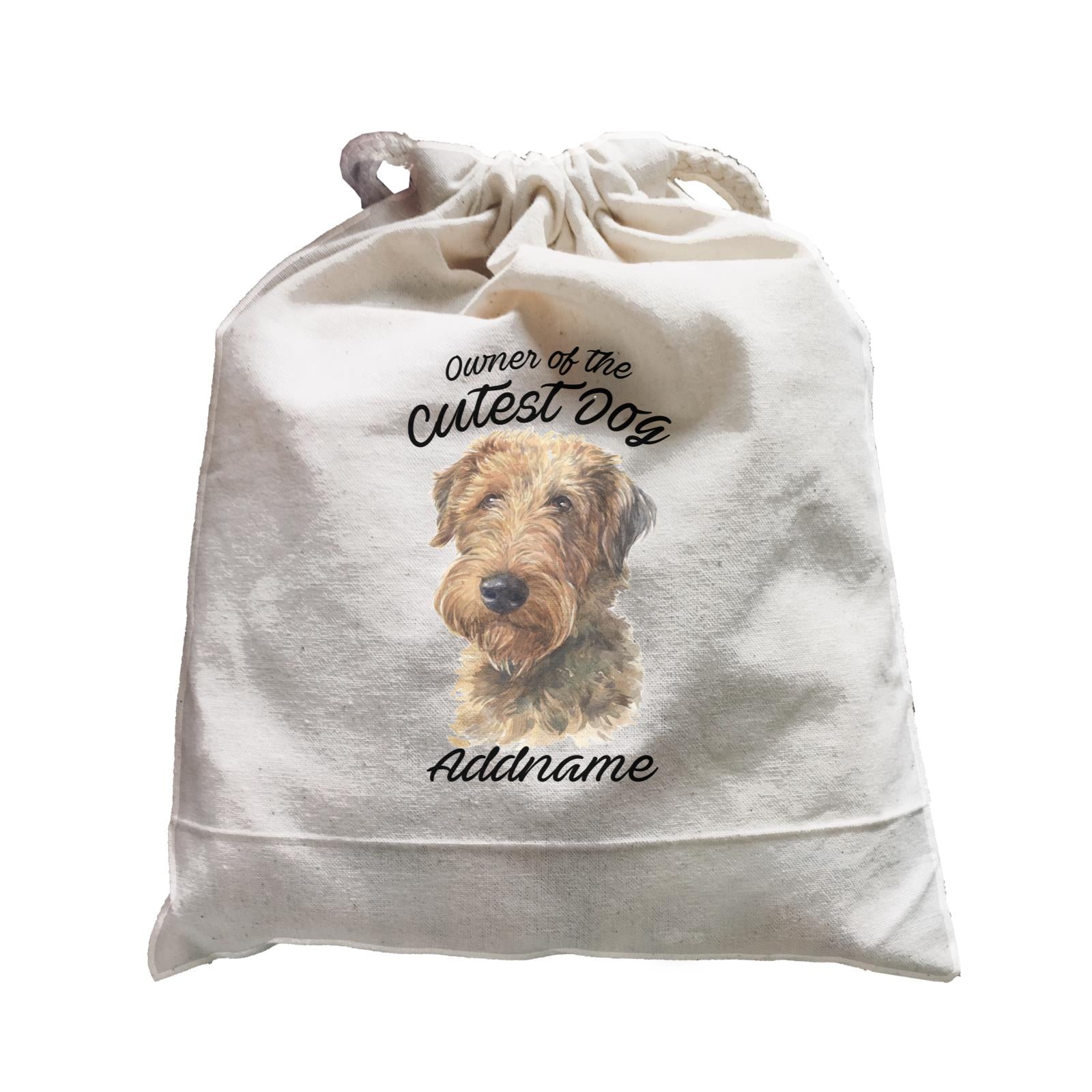 Watercolor Dog Owner Of The Cutest Dog Welsh Terrier Addname Satchel