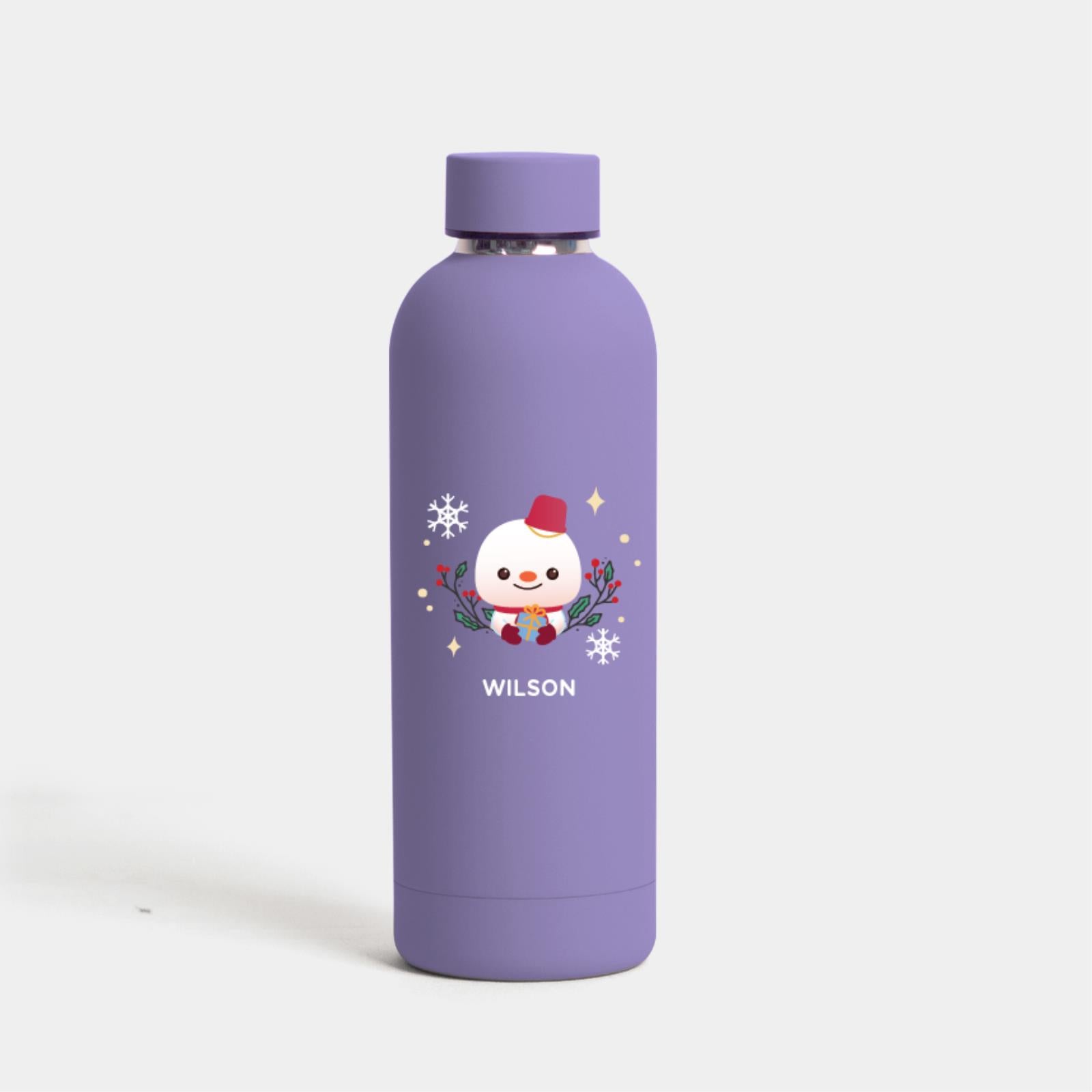 Christmas Cute Animal Series Mizu -  Snowman Light Purple