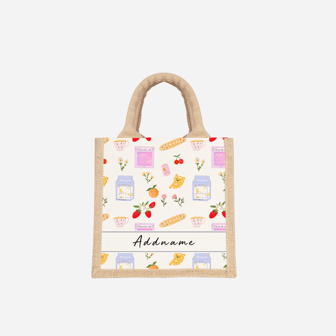 Pastel Half Lining Lunch Bag